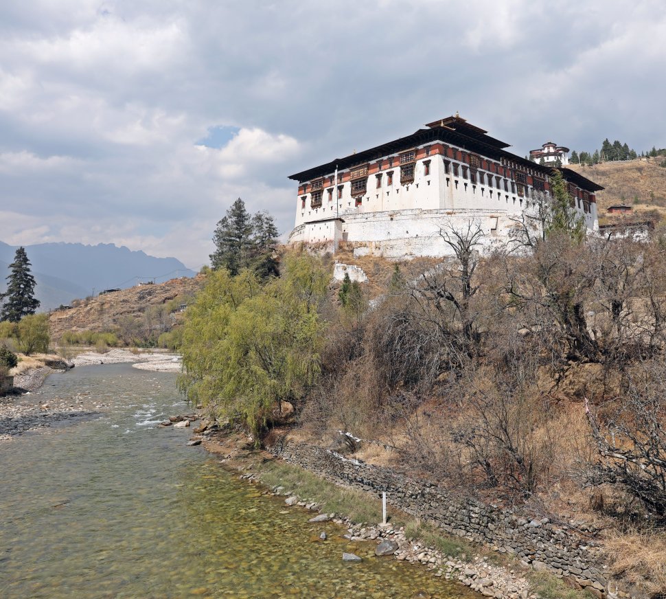 Paro Dzong on the Paro Chhu