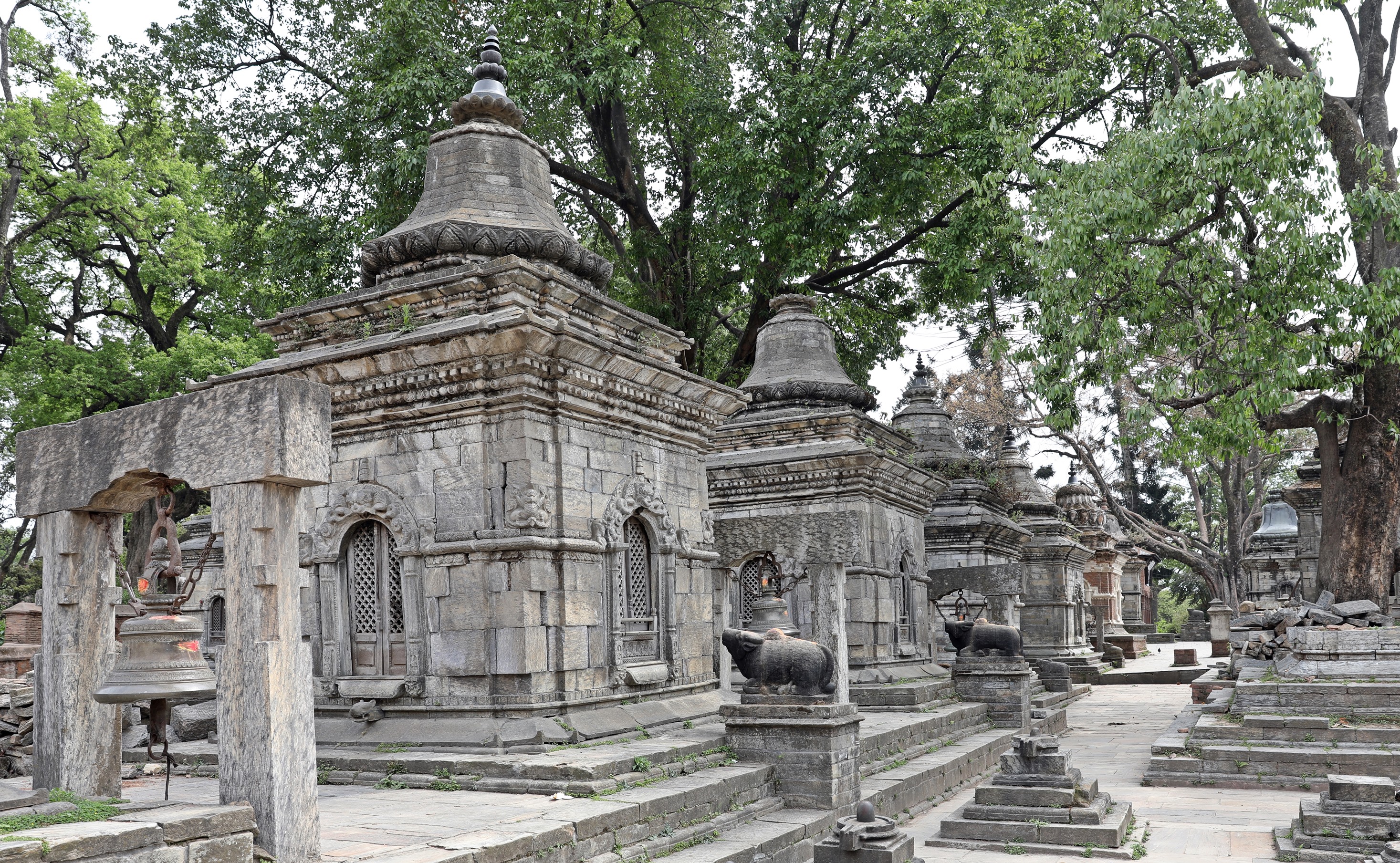Shrines at Pashupatinath, Kathmandu
