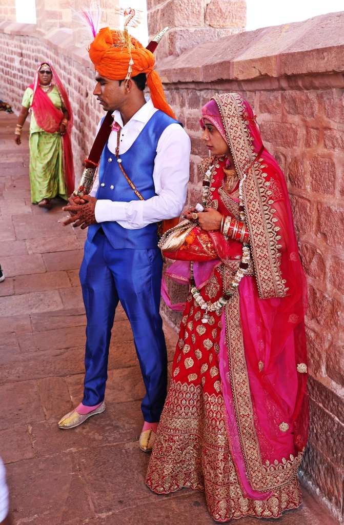 Bride and Groom, Mehrangarh Fort, Jodhpur