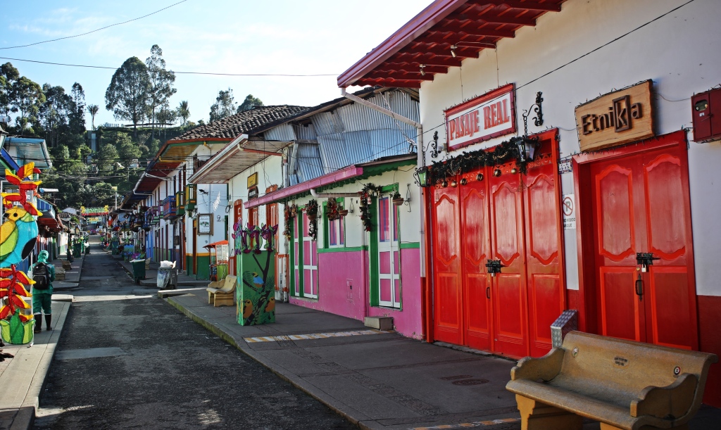 Colourful homes in Salento
