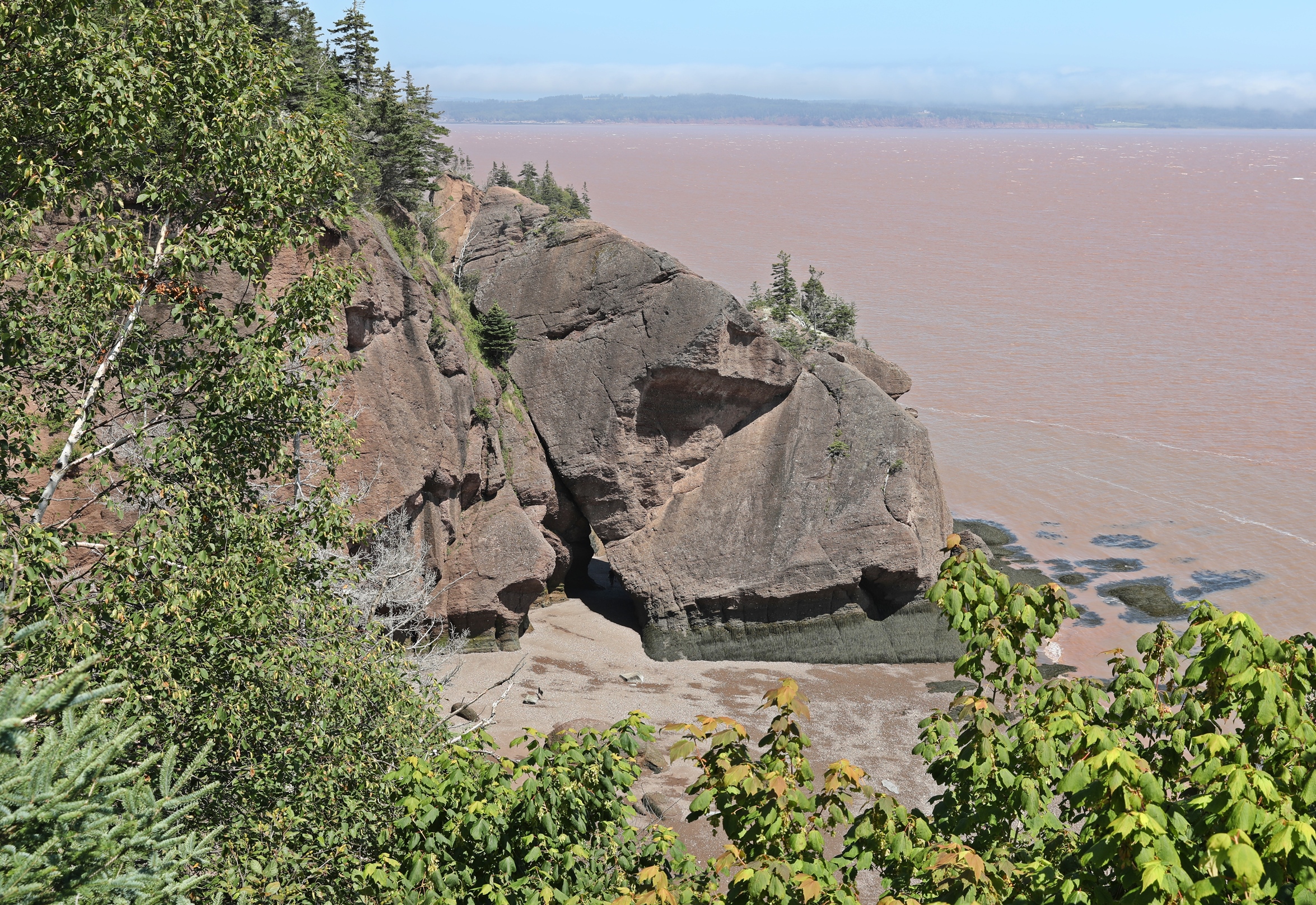 Elephant Rock at Low Tide, Hopewell Rocks Provincial Park, New Brunswick