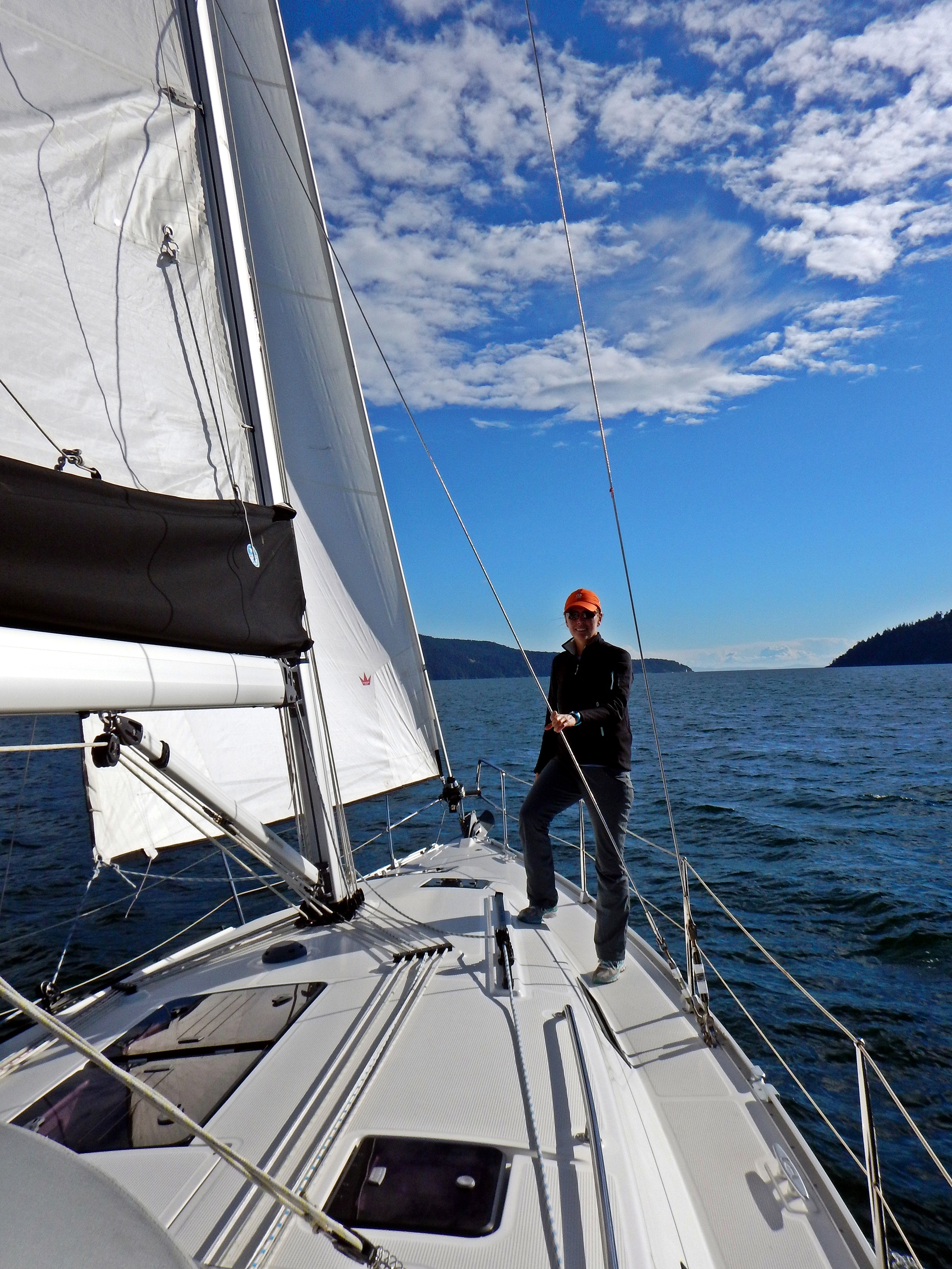 Sailing in Howe Sound